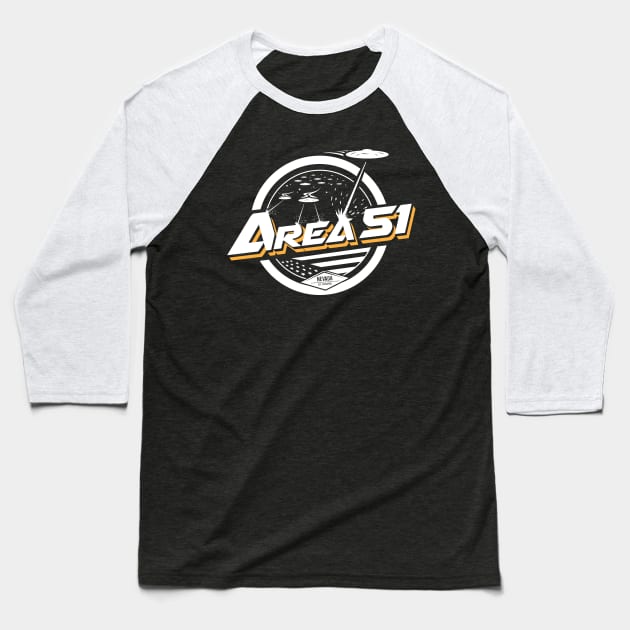 Area 51 Baseball T-Shirt by Exterminatus